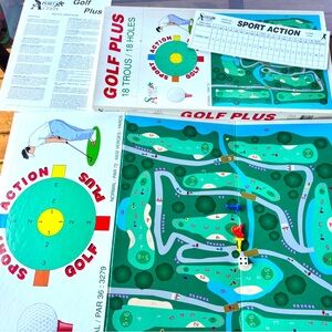 Vintage Golf Plus Board Game Sport Action